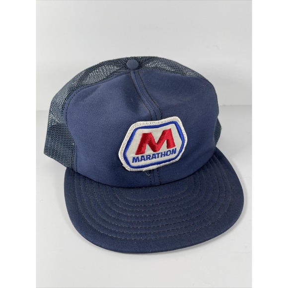 VTG Louisville MFG Marathon Petroleum Gas Oil Patch Mesh Hat Snapback USA